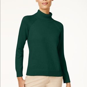 Karen Scott Mock Neck Sweater 